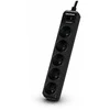 CyberPower Tracer III B0520SC0-FR surge protector Juodas 5 AC outlet(s) 200 - 250 V 1.8 m