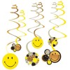 Emoji Smiley Originals juostelės dekoracijų rinkinys iš 6 dalių