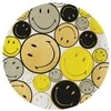 Emoji Smiley Originals popierinės lėkštės, 8 vnt., 23 cm