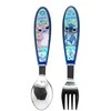 Ergonomiškas metalinis stalo įrankių rinkinys „Disney Lilo and Stitch“ piešimo piešinyje – 2 dalys