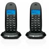 Telefonas stacionarus belaidis komplektas 2 vnt. Motorola C1002CB+ juoda