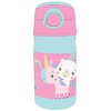 Fisher-Price Animals Vienaragio plastikinis butelis su kabliuku 350 ml