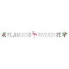 Flamingo „Flamingo Paradise“ popierinė iškaba, 135 cm