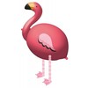 AMSCAN Vaikščiojantis flamingo folijos balionas 83x71cm