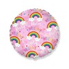 Folinis balionas „Baby Welcome“ 46 cm (WP) rožinis