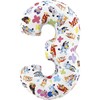 Folinis balionas „Bluey Friends“ – numeris 3, 66 cm