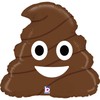 Folinis balionas „Emoji Poo“ 43 cm