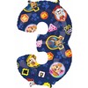 Folinis balionas „Paw Patrol“ numeris 3, 66 cm