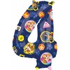 Folinis balionas „Paw Patrol“ numeris 4, 66 cm