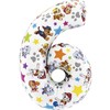 Folinis balionas „Paw Patrol“ žvaigždės numeris 6, 66 cm