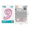 GoDan Foil balionas numeris 9 šviesiai rožinis Smart 92cm