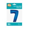 GoDan Folijos balionas "7" mėlyna 85cm