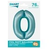 GoDan SMART folijos balionas numeris 0, matinė mėlyna, 76 cm GoDan