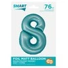 GoDan Smart folijos balionas, numeris 8, matinė mėlyna, 76 cm GoDan