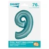 GoDan Smart folijos balionas, numeris 9, matinė mėlyna, 76 cm GoDan