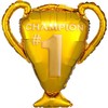 Folinis balionas „Sport Gold Trophy“, 71 cm, auksinis trofėjus