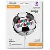 Folinis balionas „Su gimtadieniu“ – futbolo kamuolys, 46 cm