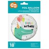 GoDan PartyDeco Folinis balionas Krokodiliukas, Happy birthday, 36cm