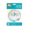 GoDan Balon kryształowy 18"HappyBirthday KR-18HS 43249