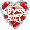 Folinis balionas „Su meile ir Valentino diena“, 71 cm