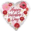 Folinis balionas „Su meile ir Valentino diena“, 71 cm