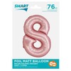 GoDan Smart folijos balionas, numeris 8, matinė rožinė, 76 cm GoDan