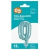 GoDan BALON foliowy NA PATYku CYFRA nr. 0,8,9 13 cm