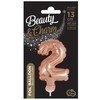 GoDan Balon foliowy Cyfra2 róż-auksinė BC-5RZ2 13341