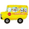 Folinis balionas „Transporto priemonė“ – geltonas mokyklinis autobusas, 80 cm (WP)