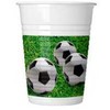 Futbolo aikštės plastikinių puodelių rinkinys, 8 vnt., 200 ml