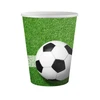 Futbolo aikštės popierinių puodelių pakuotė, 6 vnt., 200 ml