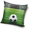 Futbolo finalinių vartų veliūrinis pagalvėlės užvalkalas, 40x40 cm