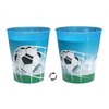 Futbolo gerbėjų mikro plastiko puodelis, 250 ml