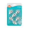 Futbolo kamuolys, torto žvakių rinkinys, 6 vnt.