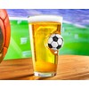 Gertuvė FUTBOLO stiklinė