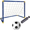 Futbolo tinklo futbolo vartų rinkinys su kamuoliu
