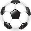 Futbolo vartų popierinės lėkštės, 8 vnt., 23 cm