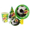 Futbolo vartų popieriniai puodeliai, 6 vnt., 270 ml