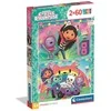 Clementoni Dėlionė 2x60 vnt. - Gabbys Dollhouse