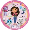 Popierinė lėkštė 20 cm Gabbys Doll House pakuotėje 8 Party GODAN 96038