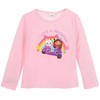 Pink Gabby's Dollhouse Rainbow Rožinė vaikiška ilgomis rankovėmis palaidinė, 4 metai / 104 cm
