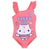 Gabby's Dollhouse Skanus vaikiškas maudymosi kostiumėlis, maudymosi kostiumėlis 3-8 metams