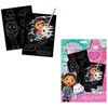 Kids Licensing Kids Euroswan Kūrybinis rinkinys – draskomasis paveikslėlis Kocių namelis Gabi. Gabby's Dollhouse GD00084 Kids Euroswan
