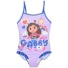 Gabby's Dollhouse vaikiškas maudymosi kostiumėlis, plaukimui, 3-8 metų