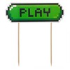 „Gamer Game On Play“ torto dekoracija 15 cm