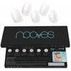 Nooves Láminas De Uñas De Gel Perlé Premium Luxe Cat Perlada Blanco 20 U