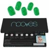 Nooves Láminas De Uñas De Gel Jade Glitter Glam Glitter Verde 20 U