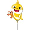 AMSCAN Baby Shark a30 mini formos folijos balionas laisvas 4076302