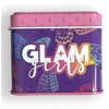 Glam Girls drugelio mini metalinė dėžutė 7,5 cm