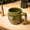 Granatos formos puodelis „Pavojingas“ – žalias